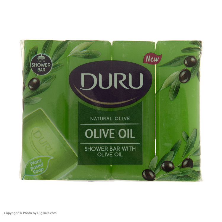 صابون شستشو دورو مدل Olive Oil تحت لیسانس وزن125 گرم بسته 4 عددی