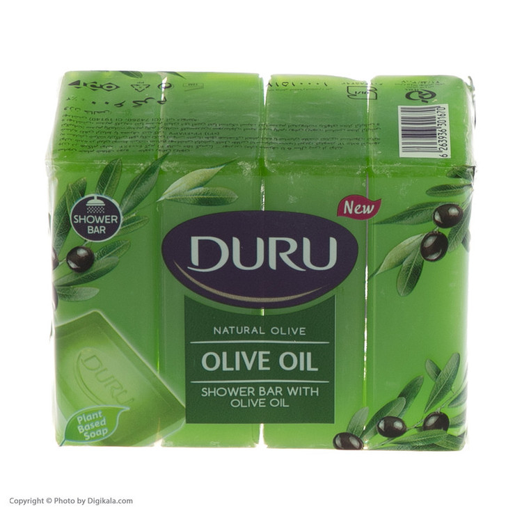 صابون شستشو دورو مدل Olive Oil تحت لیسانس وزن125 گرم بسته 4 عددی