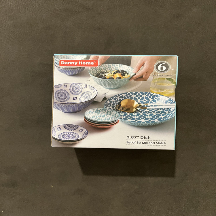 ظرف سرو دنی هوم مدل رنگی مجموعه 6 عددی