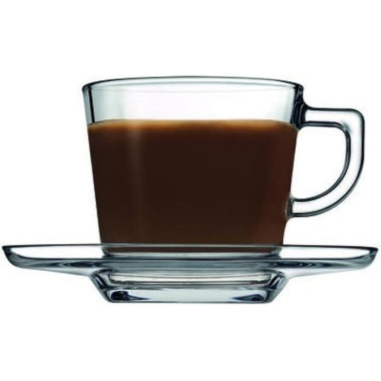 ست فنجان و نعلبکی پاشاباغچه مدل Carre 95307 بسته 6 عددی