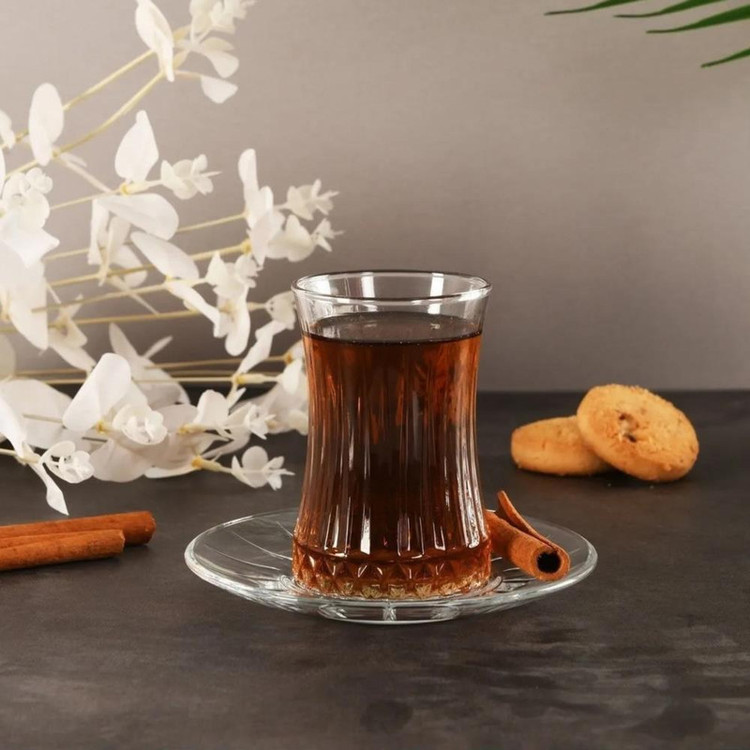 ست فنجان و نعلبکی 12 پارچه پاشاباغچه مدل Elysia الیسا کد 950054