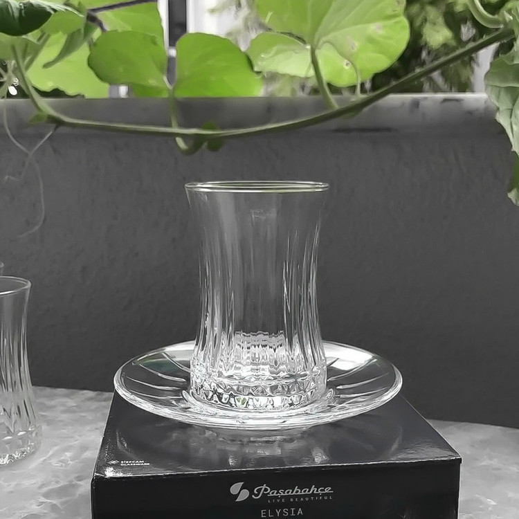 استکان پاشاباغچه مدل ELYSIA کد 42901 بسته 6 عددی