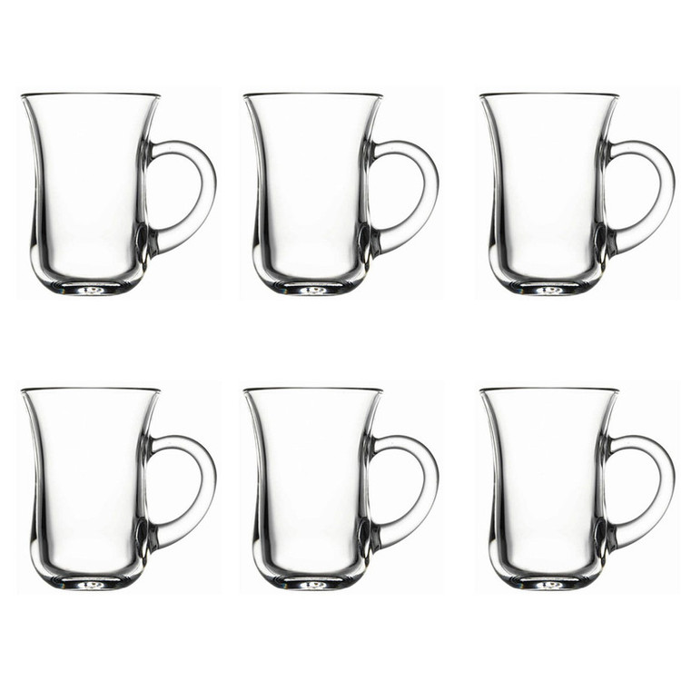 استکان پاشاباغچه سری Keyif کد55411 بسته 6 عددی