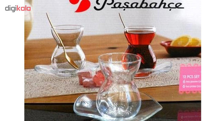 سرویس چایخوری 12 پارچه پاشاباغچه مدل Elysse