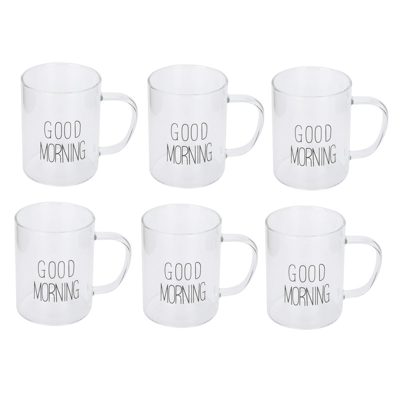 لیوان مدل گود مورنینگ Good Morning کد 1369n 1196 مجموعه شش عددی