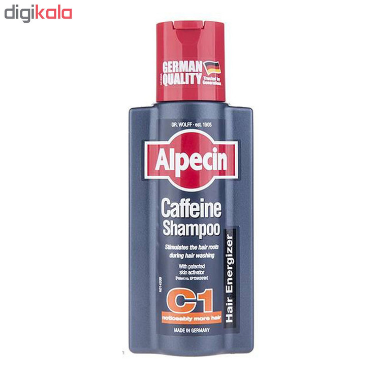 شامپو مو آلپسین مدل Caffeine C1 حجم 250 میلی لیتر مجموعه 2 عددی