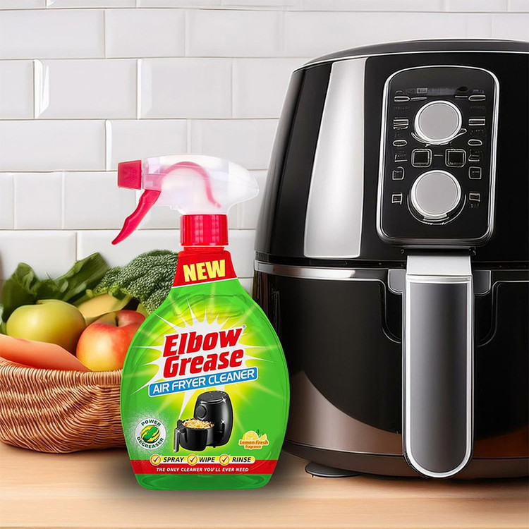 اسپری تمیزکننده چربی دستگاه هوا پز البو گریس مدل Air Fryer Cleaner با رایحه لیمو حجم ۵۰۰ میلی لیتر