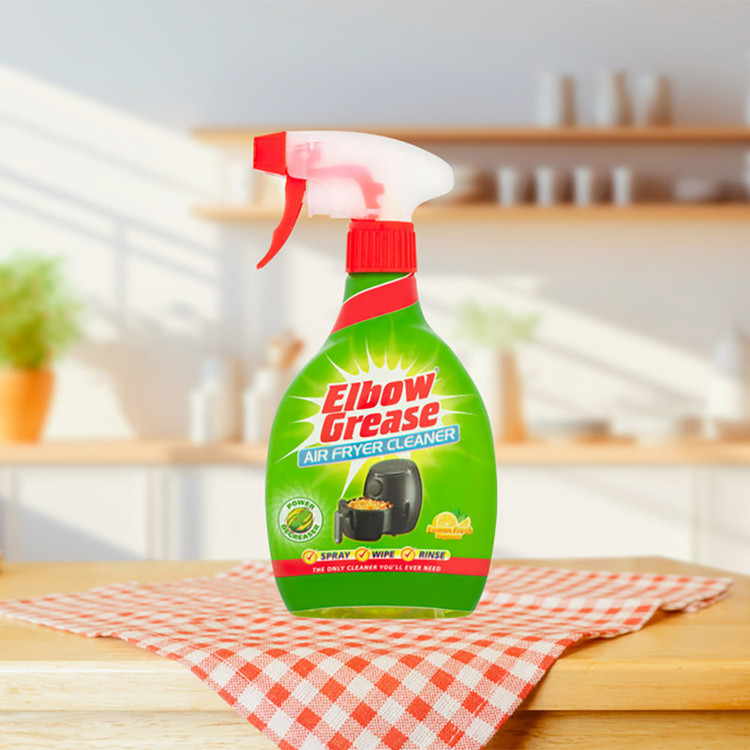 اسپری تمیزکننده چربی دستگاه هوا پز البو گریس مدل Air Fryer Cleaner با رایحه لیمو حجم ۵۰۰ میلی لیتر