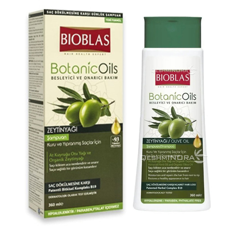 شامپو تقویت کننده و ضد ریزش مو بیوبلاس مدل Botanic Oil حجم 360 میلی لیتر