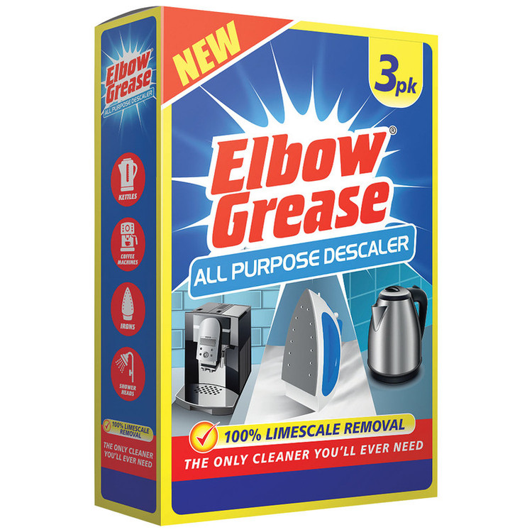 مایع جرمگیر لوازم خانگی البو گریس Elbow Grease مدل All purpose Descaler بسته 3 عددی