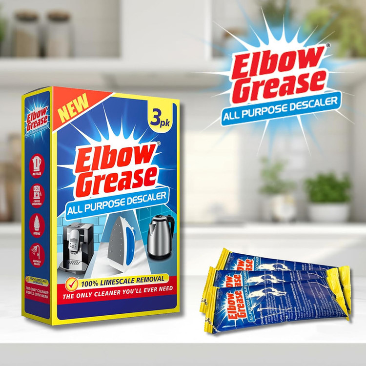 مایع جرمگیر لوازم خانگی البو گریس Elbow Grease مدل All purpose Descaler بسته 3 عددی
