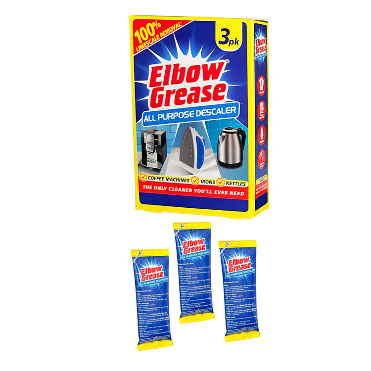 مایع جرمگیر لوازم خانگی البو گریس Elbow Grease مدل All purpose Descaler بسته 3 عددی