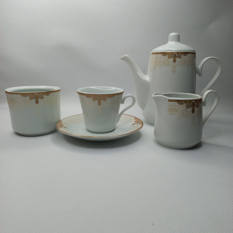 سرویس چای خوری 17 پارچه چینی پارس کد 29-1816