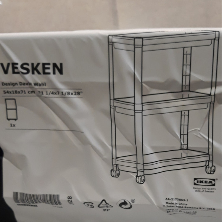 ترولی ایکیا مدل VESKEN