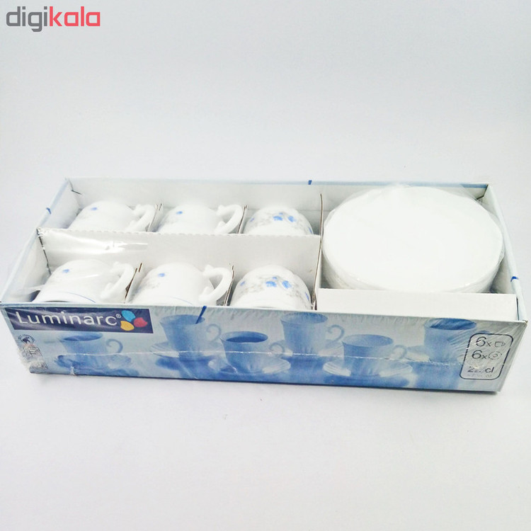 سرویس چای خوری 12 پارچه لومینارک کد E-0248