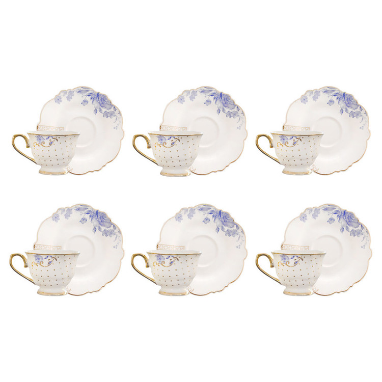 سرویس قهوه خوری 12 پارچه پینک اند مور مدل P - 620542