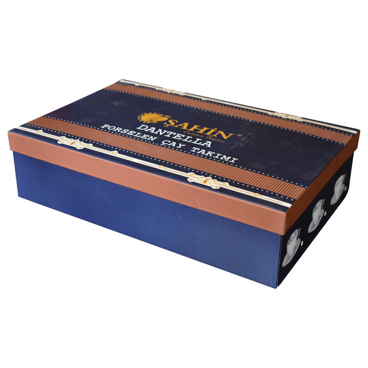 سرویس چای خوری 12 پارچه 6 نفره شاهین مدل dantella d