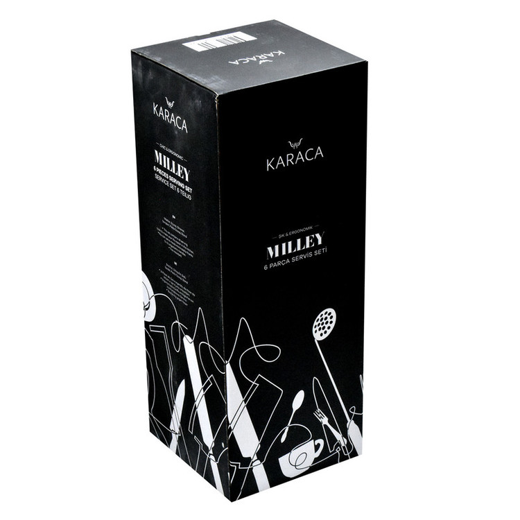 سرویس کفگیر و ملاقه 6 پارچه کاراجا مدل Milley