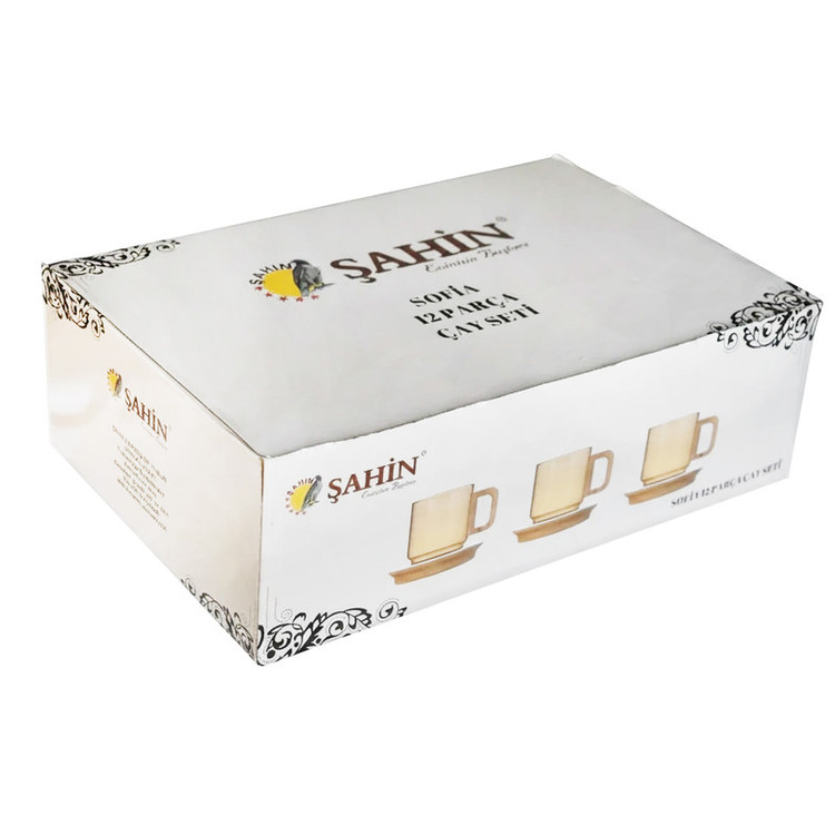 سرویس چای خوری 12 پارچه 6 نفره شاهین مدل SHN_121