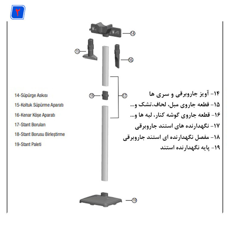 جاروبرقی فانتوم مدل PROVAC
