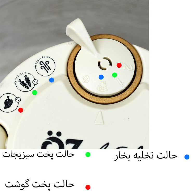 زودپز اوزلایف مدل KOD439 گنجایش 6 لیتر