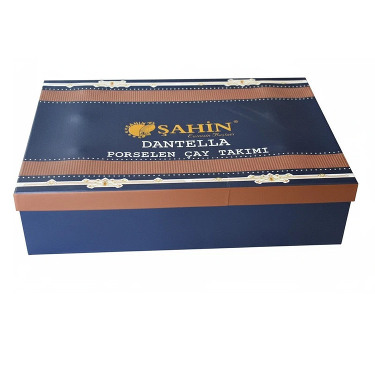 سرویس چای خوری 6 پارچه 3 نفره شاهین مدل DOMBEYAZ