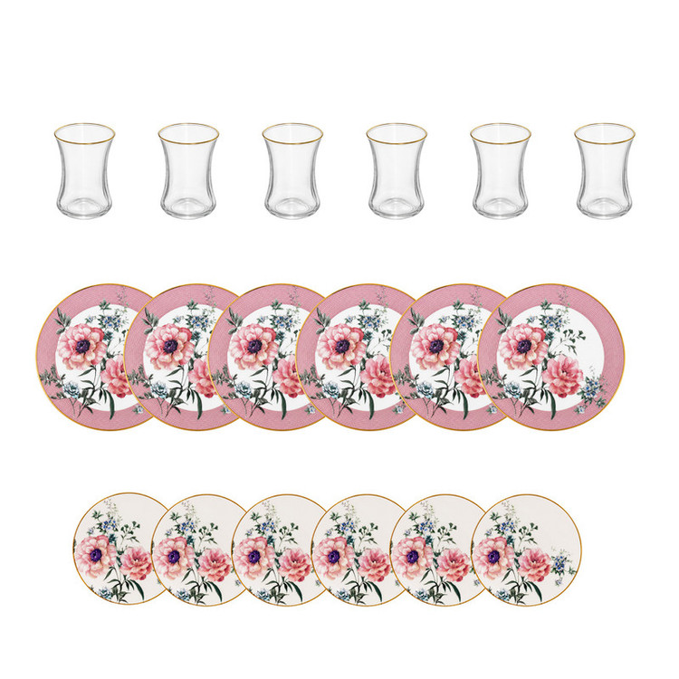 سرویس چای خوری 18پارچه 6 نفره گونول مدل G4572 Magnolya