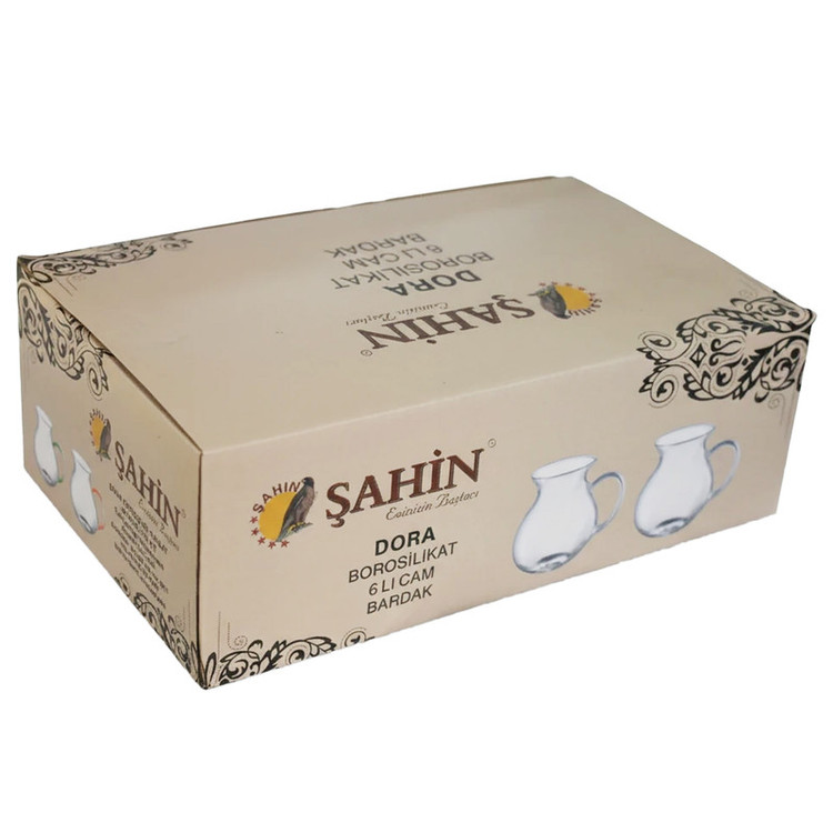 استکان شاهین مدل SHN1114 مجموعه 6 عددی