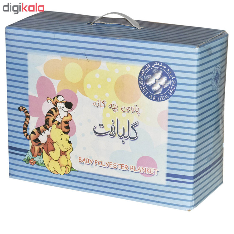 پتوی گلبافت کد 425 سایز 110x160 سانتی متر