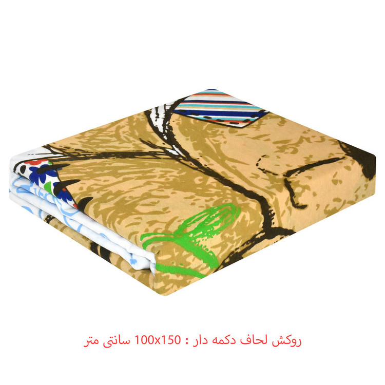 سرویس ملحفه کوپن مدل Teddy bear تک نفره 3 تکه