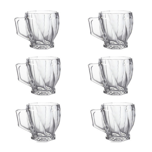 فنجان اسکوئر کد 250ML بسته 6 عددی