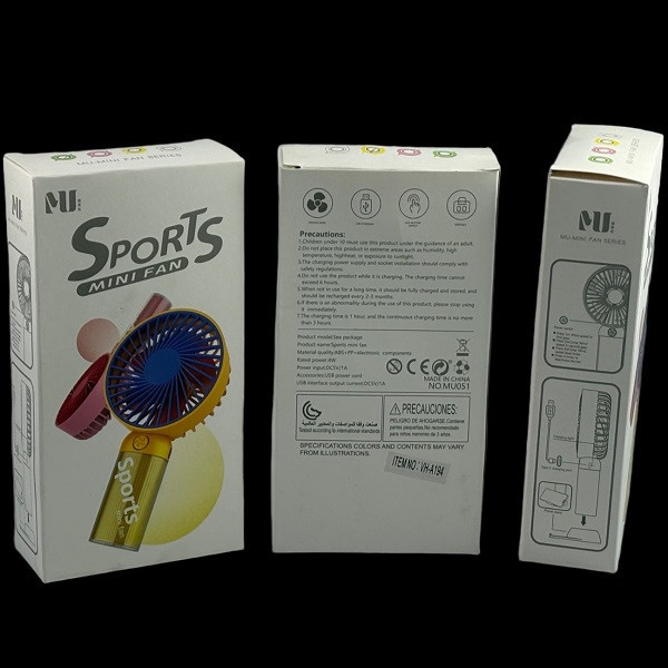 پنکه دستی طرح SPORTS کد 2000
