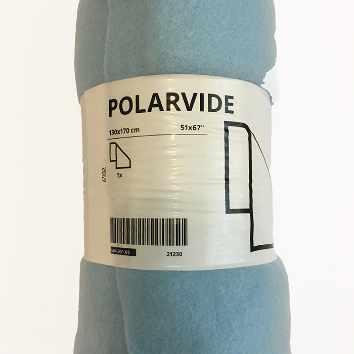پتو 1 نفره ایکیا مدل Polarvide سایز 170x130 سانتیمتر
